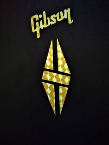 Gibson guitar headstock logo - headstock, &